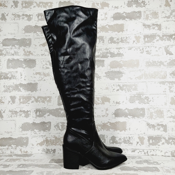 NEW Journee Collection Black Tru Comfort Foam Pia Over The Knee Boots O493 - Picture 4 of 14